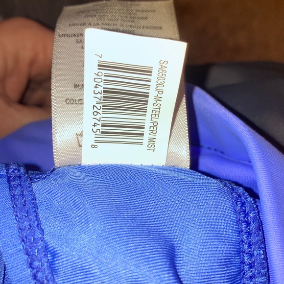 FREE COUNTRY Purple and Grey Women’s Swim Shorts Trunks NWOT - Picture 14 of 16